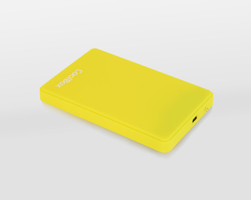 CoolBox SlimColor2542 HDD/SSD korpuss Sarkans 2.5