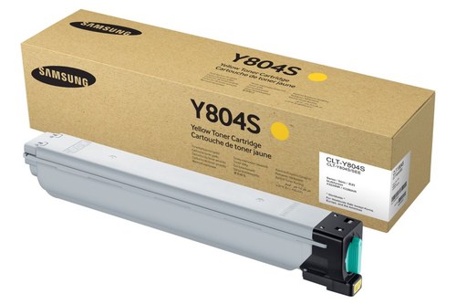 Original Samsung Clt-Y804S Yellow Toner Cartridge - image 1