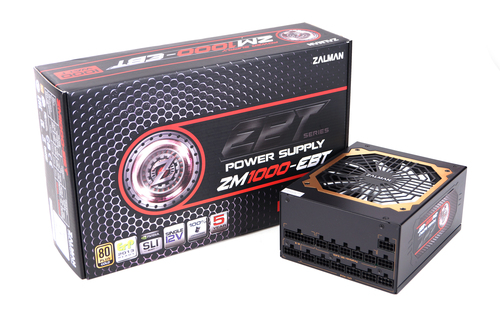 Zalman ZM1000-EBT toiteallika komponent 1000 W 20+4 pin ATX ATX Must