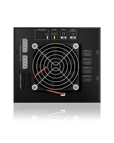 ICY BOX IB-564SSK - Houder voor opslagschijf met ventilator, afbeelding 4