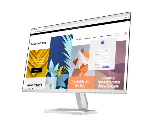 HP Series 5 23.8 inch FHD White Monitor - 524sw – image 9