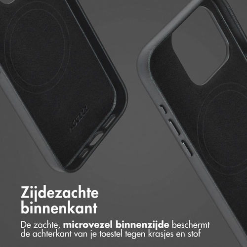 Accezz Leather Bookcase 2-in-1 met MagSafe iPhone 15 Pro - Onyx Black, afbeelding 8