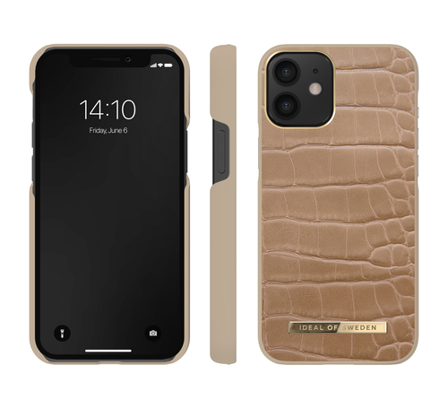 iDeal of Sweden Atelier Case iPhone 12 MINI Camel Croco – image 2