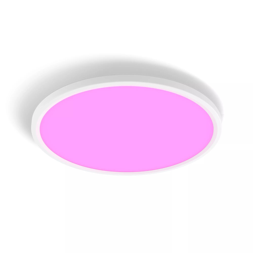 Philips Hue Devote Plafondlamp - White and Color - Rond - Wit - Medium