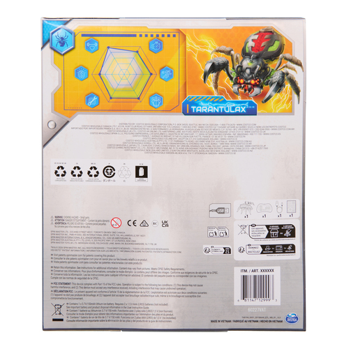 Spin Master HEX BOTS Wall Crawler Spider with Official Wall Climber Technology, Rechargeable Remote Control Robot Kids Toys, Prank Toys for Boys & Girls Ages 4 & Up – image 7