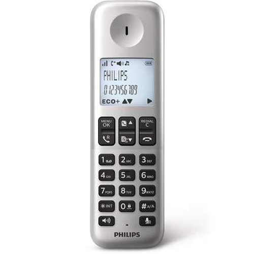 Philips D5351S/FR telephone DECT telephone Caller ID Black, Silver