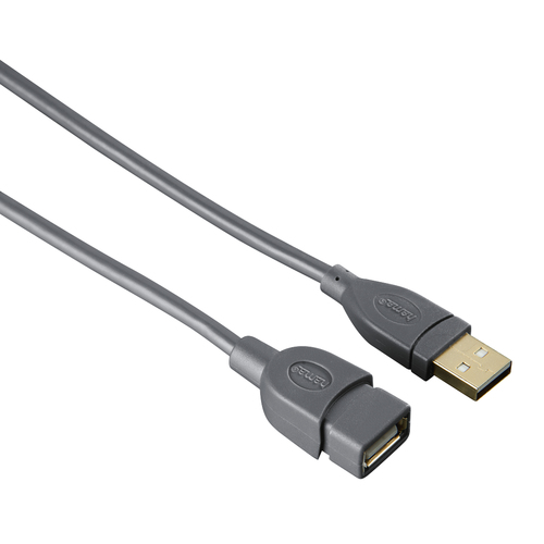 Hama 00125230 USB кабель USB 2.0 5 m USB A 0,48 Gbit/s Серый