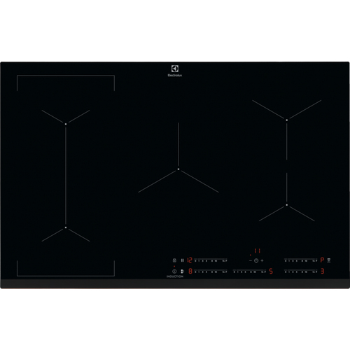 Electrolux EIV835 Черный Встроенный 80 cm Плита с зонами индукции 5 зона(ы)
