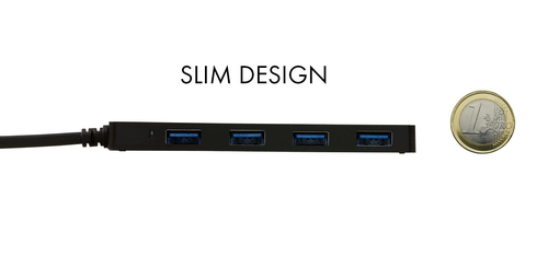 i-tec 4-Port USB 3.0 Slim Passive usb-hub, afbeelding 3
