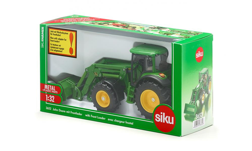 SIKU Farmer - John Deere met voorlader modelvoertuig, afbeelding 2