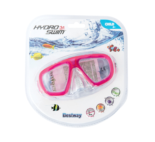 Máscara Natação Infantil Bestway Dual Lens Dive Mask Azul (6942138919134)
