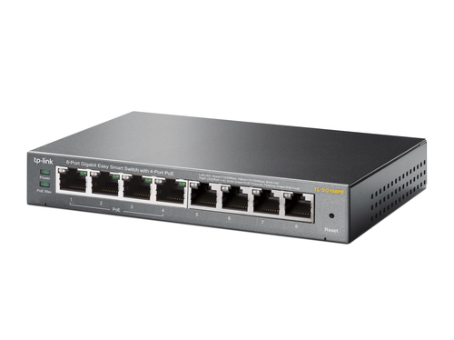 TP-Link TL-SG108PE Managed Network Switch - 8 Port, Silver/Grey - image 3