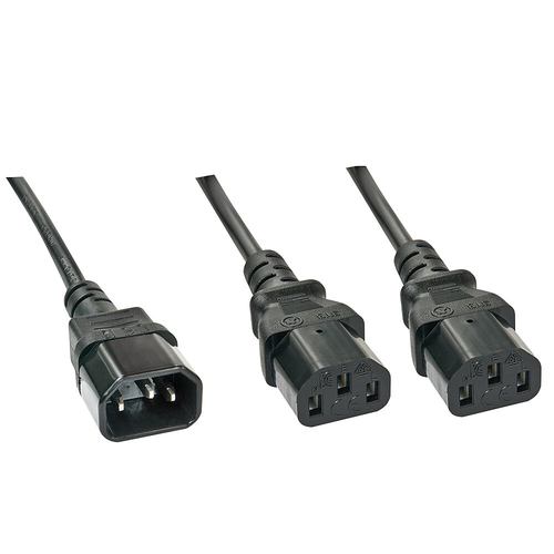 LINDY IEC Splitter Cable - IEC-splitterkabel