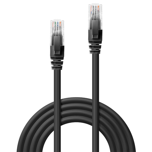 LINDY 20m CAT6 U/UTP Snagless Gigabit Network Cable. Black, afbeelding 3