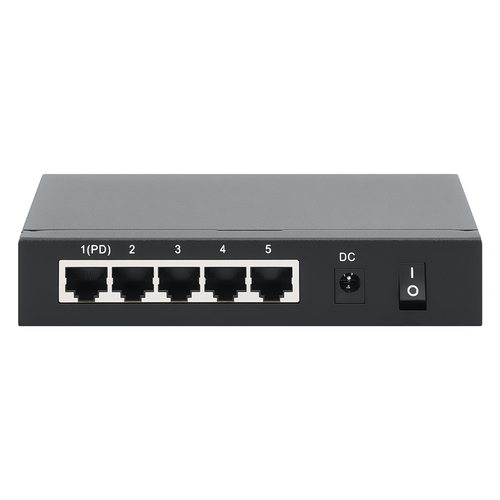 Switch INTELLINET 5 puertos Gigabit alimentado por PoE