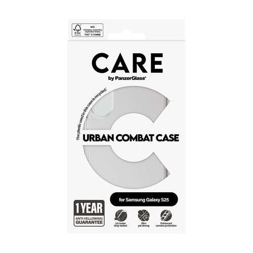 PanzerGlass CARE™ by PanzerGlass® Urban Combat Case Transparent Samsung Galaxy S25 – image 3