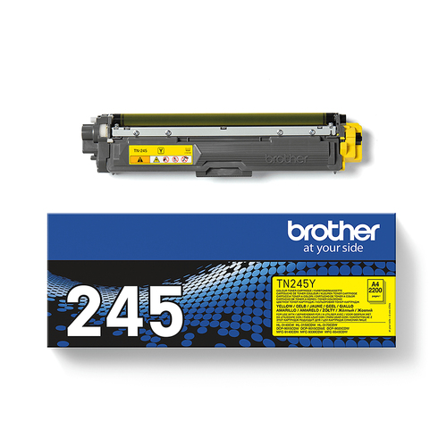 Original Brother TN245 High Capacity Yellow Toner Cartridge - image 3
