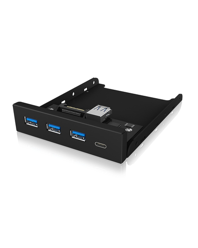 ICY BOX IB-HUB1418-i3 USB-Hubs - 4 - Schwarz – Foto 3 von 7