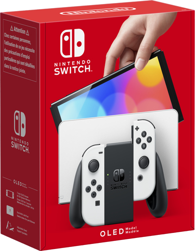 Nintendo Switch OLED портативная игровая приставка 17,8 cm (7") 64 GB Сенсорный экран Wi-Fi Белый