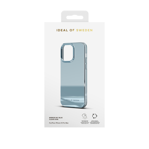 iDeal of Sweden Mirror Case iPhone 14 Pro Max Mirror Sky Blue – image 4