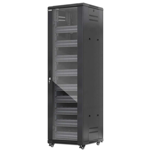 PRO LINE NETWORK CABINET WITH INTEGRATED FANS, 42U