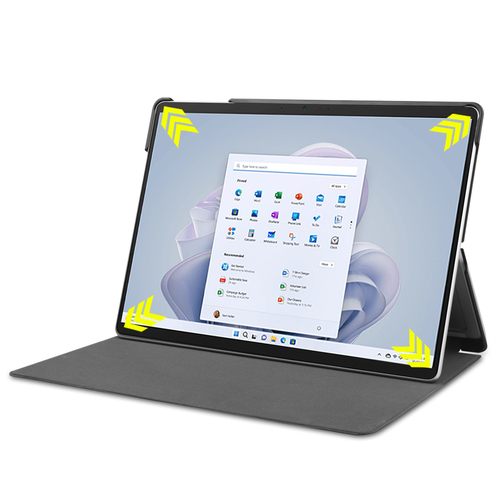 Accezz Trifold Bookcase Microsoft Surface Pro 9 / Pro 10 / Pro 11 - Zwart, afbeelding 6