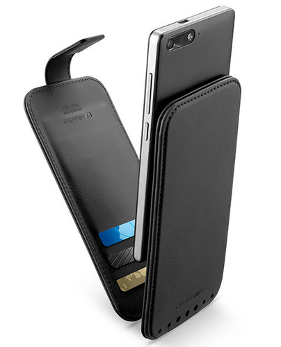 Cellularline 37236 mobiiltelefoni ümbris 12,2 cm (4.8) Klapiga kaas Must