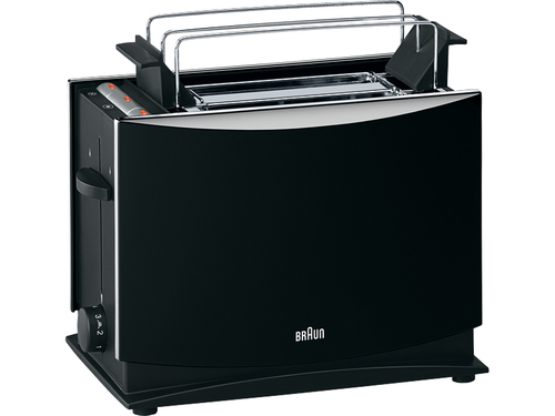 Braun MultiToast HT 450 1 griežinėliai Juoda
