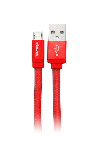 Cable USB VORAGO AC-365810-31 Cable USB VORAGO CAB-113 Micro USB USB 1 M Rojo - AC-365810-31