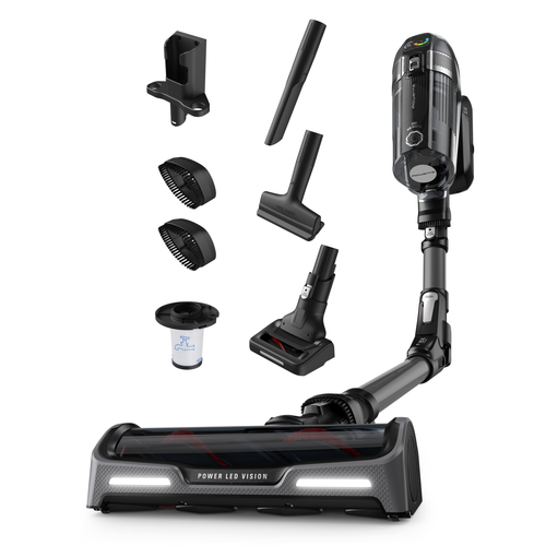 Rowenta X-Force RH9959 2-in-1 stick vacuum Battery Cухой HEPA Без мешка 0,9 L Черный, Серый