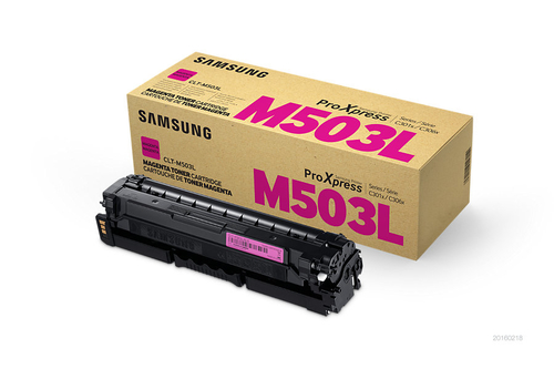 Original Samsung Clt-M503L Magenta Toner Cartridge - image 3