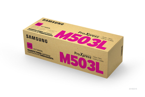 Original Samsung Clt-M503L Magenta Toner Cartridge - image 2