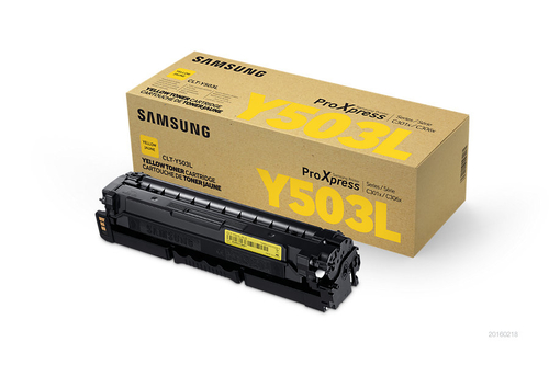 Original Samsung Clt-Y503L Yellow Toner Cartridge - image 3