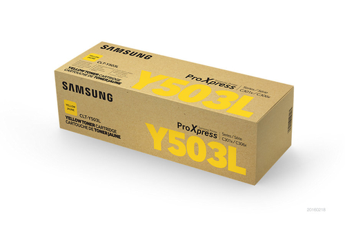 Original Samsung Clt-Y503L Yellow Toner Cartridge - image 2