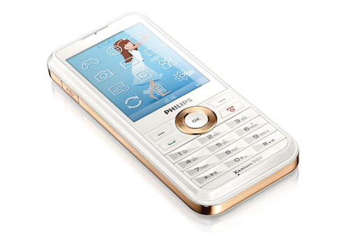 Philips Xenium CTF511WHT/40 mobile phone – image 2