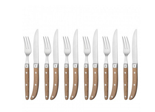 WMF 1280636046 söögiriistade komplekt 12 tk Pruun, Metallik