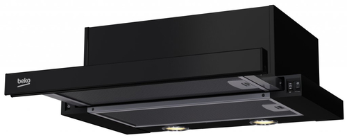 Beko HNT 62210 B Semi built-in (pull out) Black 224 m³/h