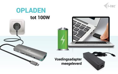 i-tec C31NANOLANPD100 USB-C dockingstation – Foto 10 van 11