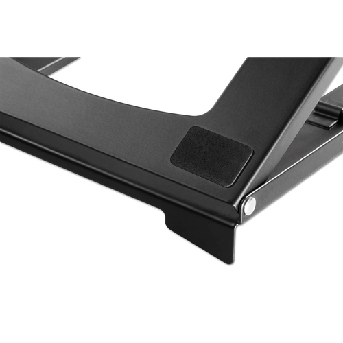 Manhattan Soporte para portátil y tablet ajustable (5 posiciones), apto para tablets y portátiles hasta 15,6", portátil y ligero, acero, negro imagen 8