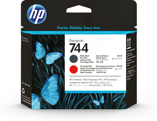 CABEZAL HP LF 744 DESIGNJET NEGRO MATE/ROJO CROMATICO F9J88A - Código: F9J88A | Compra en Guadalajara