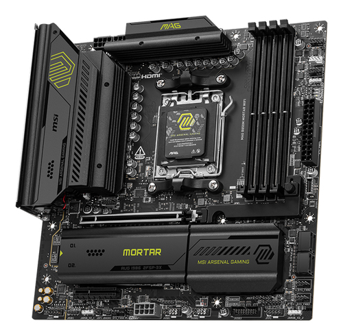 Msi Mag B850M Mortar Wifi micro Atx Amd Socket AM5 Motherboard - image 3