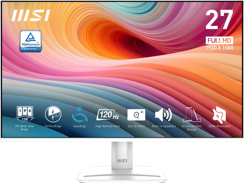 Msi Pro MP275W E2 27" Full HD 120Hz Monitor - White - image 5