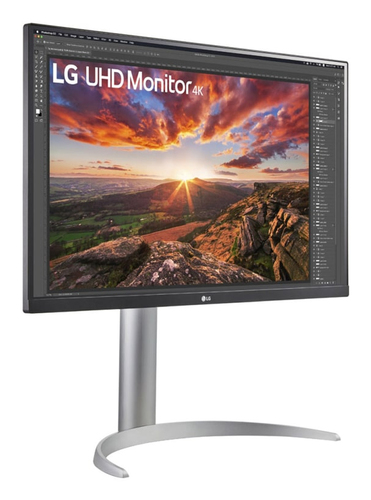 LG 27UP850K-W.Aek 4K Ultra HD 27" LED Monitor - Black & Silver, Silver/Grey,Black - image 4