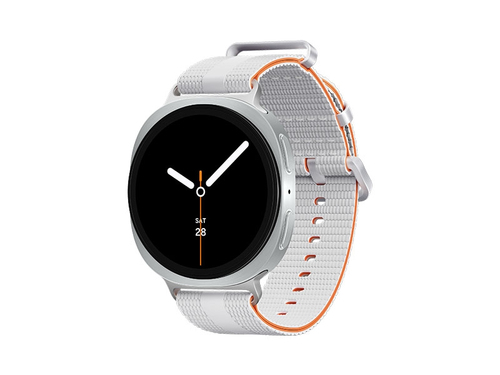 Samsung Galaxy Watch 8, Bluetooth, 44mm, Sport Band, White, S/M + Athleisure Band, White, S/M