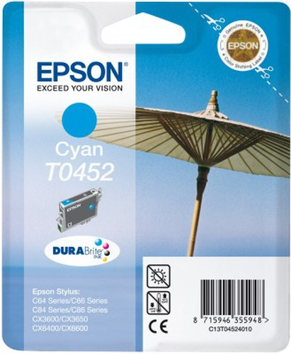 Epson Singlepack Cyan T0452 DURABrite