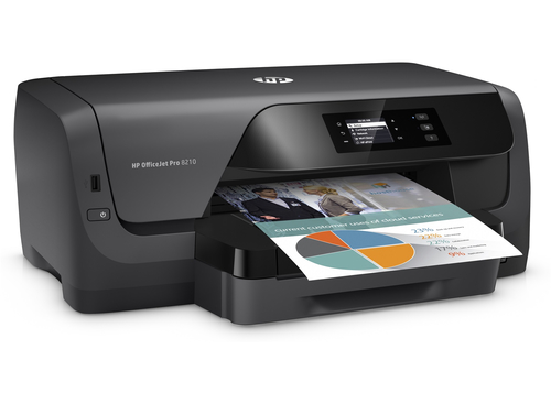 HP Officejet Pro 8210 - Desktop Tintenstrahldrucker - Farbe - 34 ppm Monodruck/34 ppm Farbdruckgeschwindigkeit - 2400 x 12