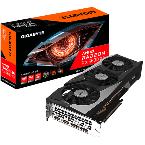 GIGABYTE GAMING GV-R66XTGAMING OC-8GD AMD Radeon RX 6600 XT 8 GB GDDR6