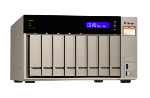 QNAP TVS-873E NAS Tower AMD Embedded R-Series SoC RX-421BD – image 4
