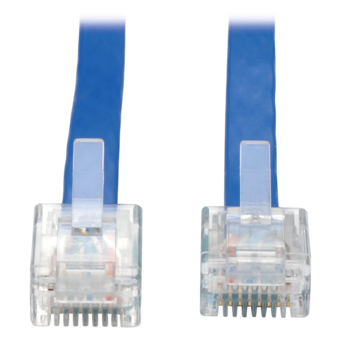 N205-006-BL-FCR Cable RJ45 32AWG M / M 6 &#39;6 pies de reemplazo de la consola Cisco de Tripp Lite