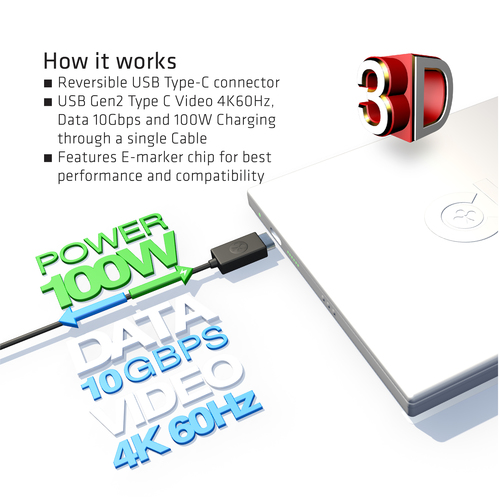 Club 3D CAC-1522 - USB-kabel, afbeelding 4